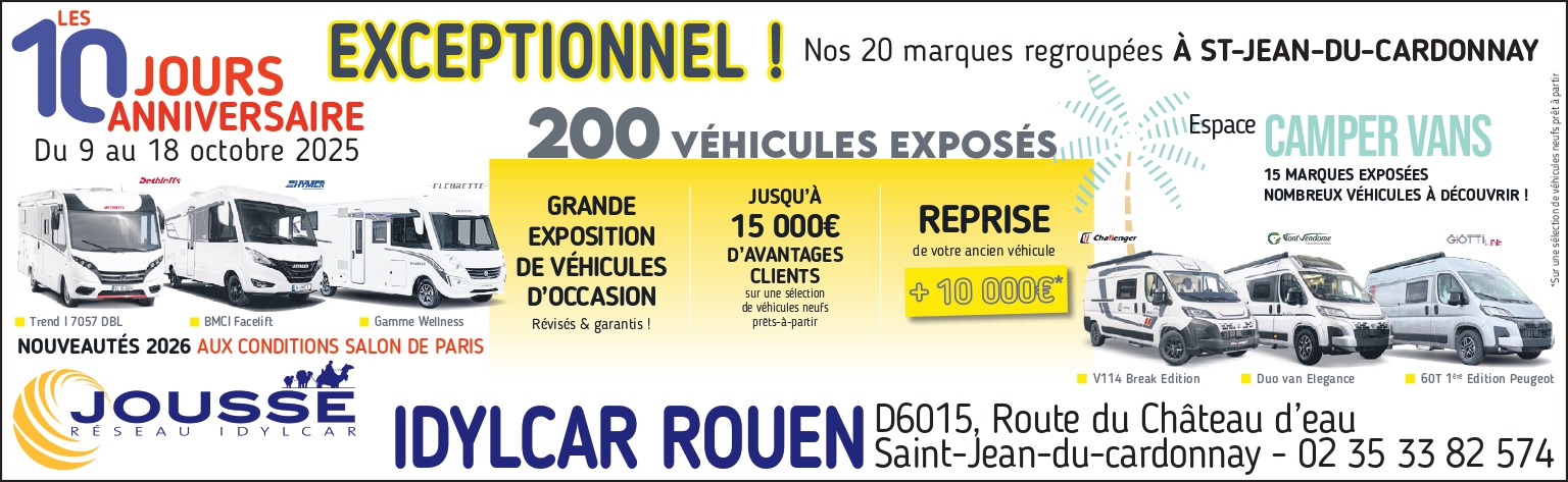 10 JOURS ANNIVERSAIRE A SAINT JEAN DU CARDONNAY